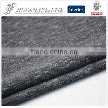 space dyed polyester spandex yarn for flat knit fabric jacket cuffs rib 2x2 and wholesale linen fabric