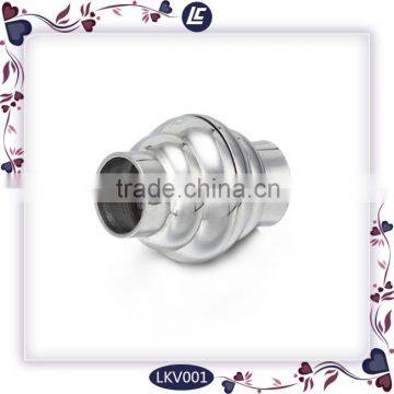 Round bracelet clasp stainless steel closure in fashion type