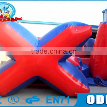 Lanqu PVC inflatable speedball bunker inflatable paintball field