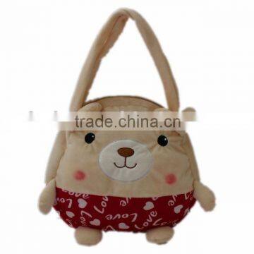 cute soft bear bag