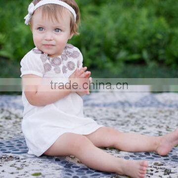 DB137 dave bella 2014 new 100% cotton princess baby summer dress beautiful baby dress