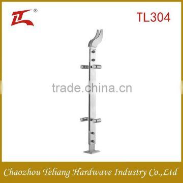 stainless steel glass balcony railing metal fence posts