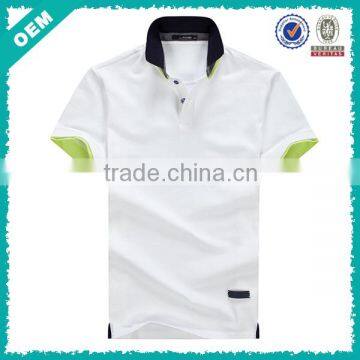 Best Quality Men's White Polo T-shirt Wholesale (lyt-060048)