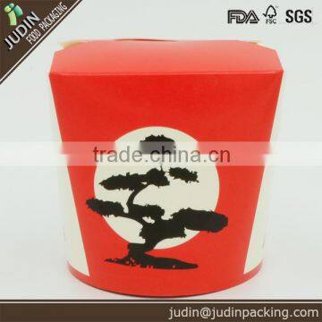 700ml printed kraft paper box slide open box for noodle and food