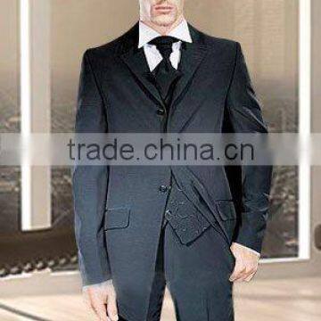 modest and handsome China custom groom wedding tuxedo GS-009