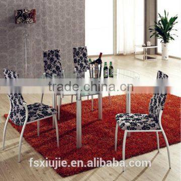 Z630 Chrome Frame Black PU Dinner Chairs for Restaurants