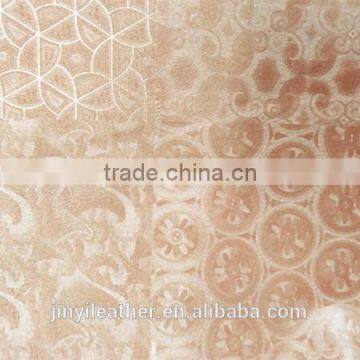 New design JRLW007 hot sale fashionable pvc artificial leather decoration guangzhou for wallpaper sofa corner upholstery