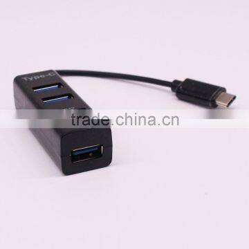 USB 3.1 USB C Type C 2.0 3 Port Hub with TF Card Reader Combo