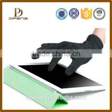 Smartphone knitting hand Gloves plain simple design Winter Warm high quality touch screen gloves for ipad