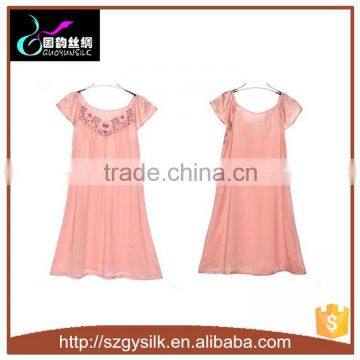 girls cute silk sleepwear