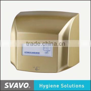 surface install sensored hand blower, wall mounted automatic hand dryer, mini bathroom accessory