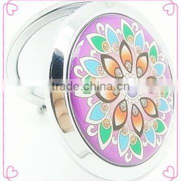 Hot sale CD folding make up mirror,shell color Bei mirror gift