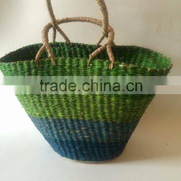 Best quality Green seagrass plant beach bag made in Vietnam