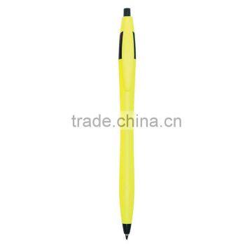 Dart Pen- White with Yellow Trim