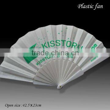 Advertising plastic folding fan