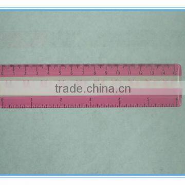 OEM drafting ruler PS PP Acrylic plastic ruler 15cm plastic ruler Custom ruler