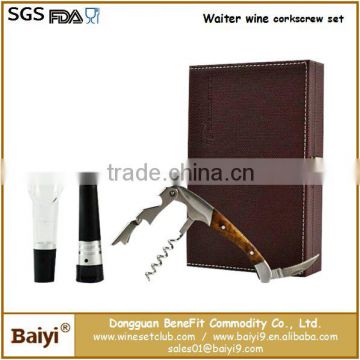 Popular corporate premium gift with wine tool set