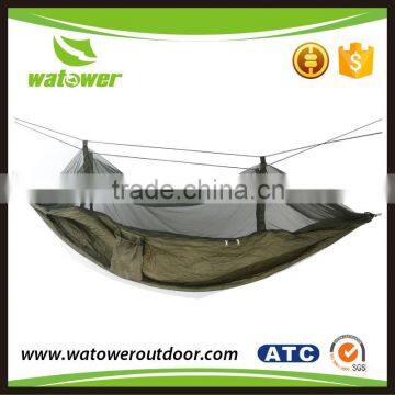 NBWT SGS certification jungle camping hammock with canopy                        
                                                Quality Choice