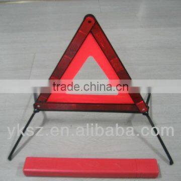 reflective traffic warning triangle reflector with EN ISO20471