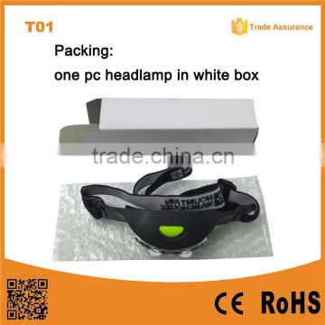 Waterproof Outdoor Camping 2* CR2032 Battery 3 Led led headlamp manufacturers /Led Head Light