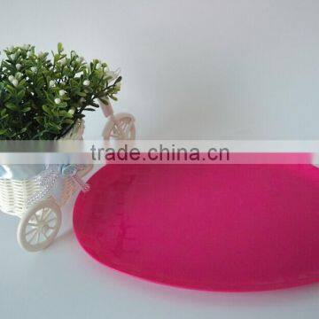 Colorful Plastic Oval Plate