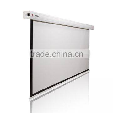 1:1 70" Matt White High-end Cinema Electric Projection Screen for Business Presentation photo-3
