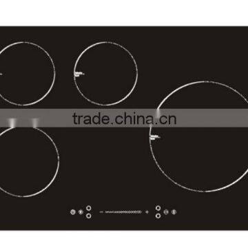 Build-in Type & Touching Switch Induction cooker with 4 Burners w/ GS/CE/RoHs/ERP/REACH/CB/CCC Certificate