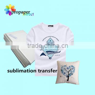 100gsm sublimation transfer paper for white T shirt