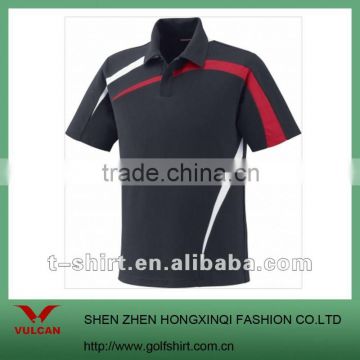 100% polyester Asymmetrical color-block styling Men's Sports Shirts