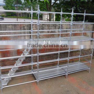 galvanized cuplock system scaffolding plank