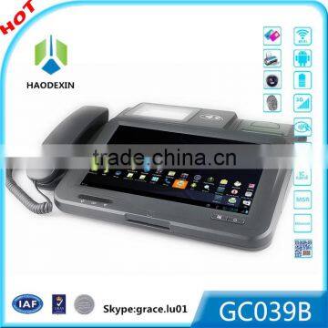 3G WIFI Smart Android Tablet POS with Printer, 2D Barcode scanner, Smart Card reader