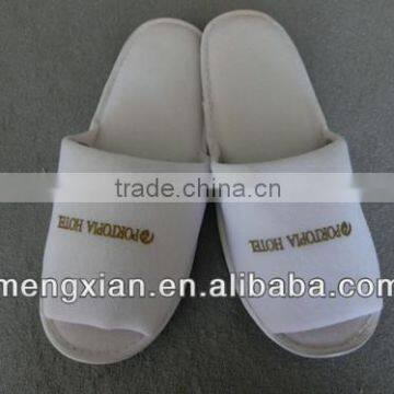 Wholesale Good Quality Comfortable Natural Velour Material EVA Slipper