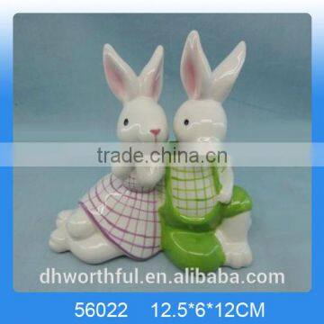 Cutely Giftware Ceramic Easter Rabbit for Decor photo-5
