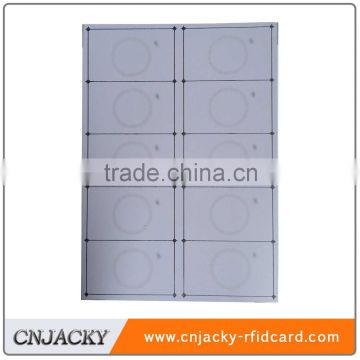 EM4102 RFID card inlay/prelam