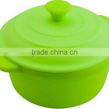 Small size round silicone food steamer