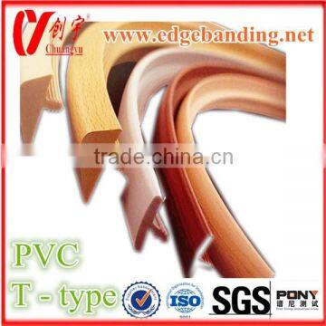 profiles edge banding T type and U type edge for office furniture