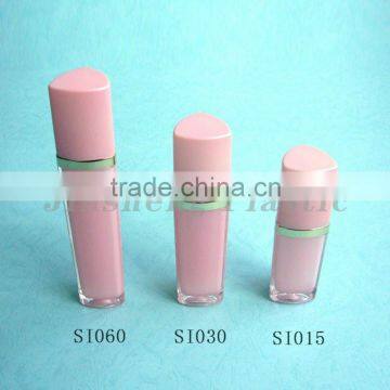 cosmetic acrylic lotion bottle with pump