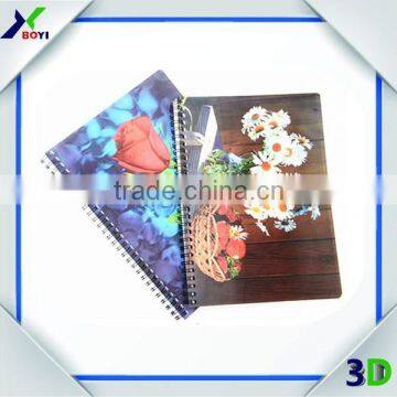 Factory Best Sell Customized 3D Lenticular Notebooks
