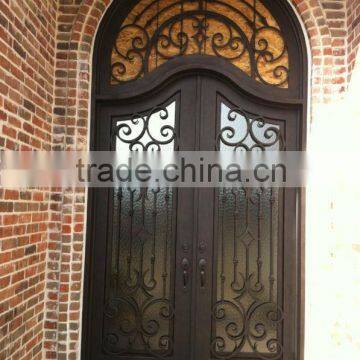 lowes wrought iron security doors manufacure in China