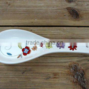 Wholesale Dream Flower Ceramic spoon holder