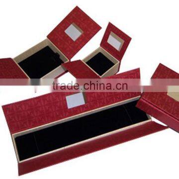 wholesale custom velvet cardboard jewelry box