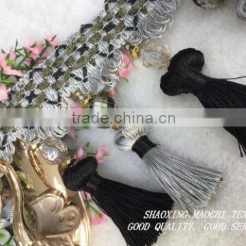 2015 New Style Luxurious Crystal Fringe for Curtain, Home Textile and Pillows