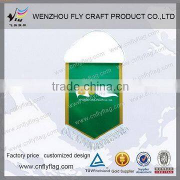 Durable promotional 2015 club pennant flags