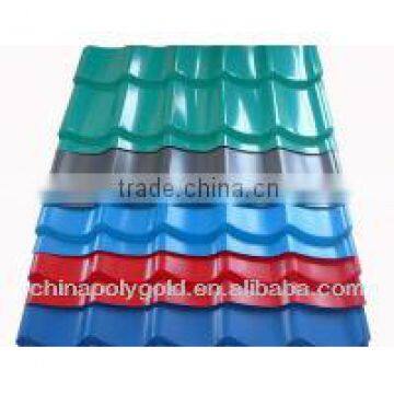 prepainted galvanized corrugated roofing tiles