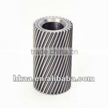 Custom small precision stainless steel helical gear shaft