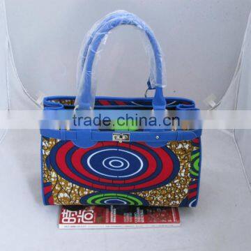 2016 New Products African Wax Print Fabric Handbags for Women photo-3
