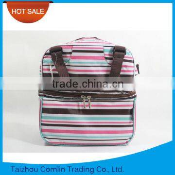 Colorful striped fashion Japanese new design wholesale cheap summer cooler bag