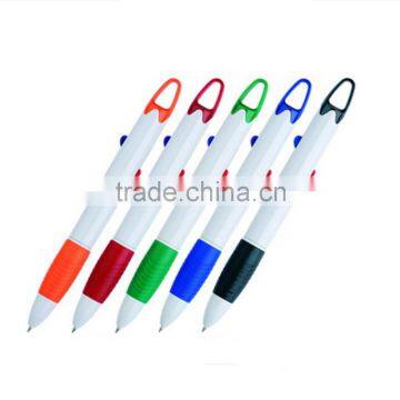 2 color red and blue ink multi- color ball point pen for promotion