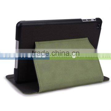 PU Leather Folio Kick Stand Magnetic Case Cover For iPad Mini,Dual