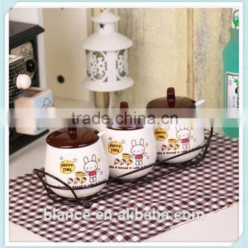 Ceramic Cookware Sets in Spices Canister Set Design for Salt and Pepper and Sugar photo-6